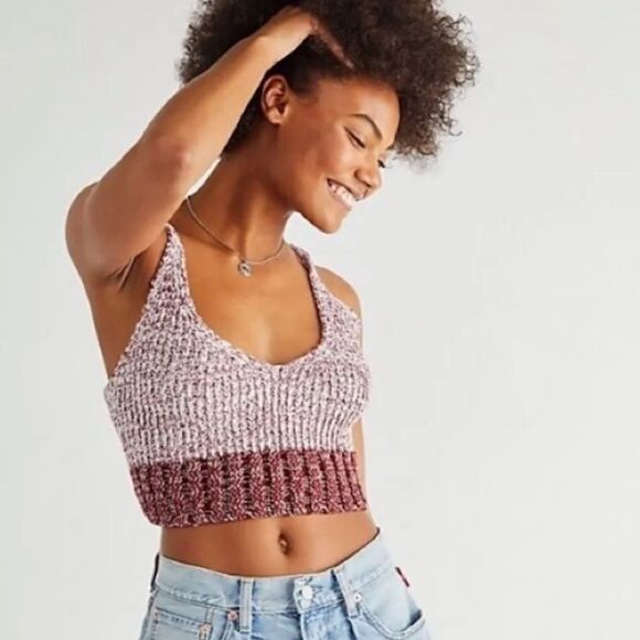 Free people here all day brami‎ knit top - Picture 1 of 7